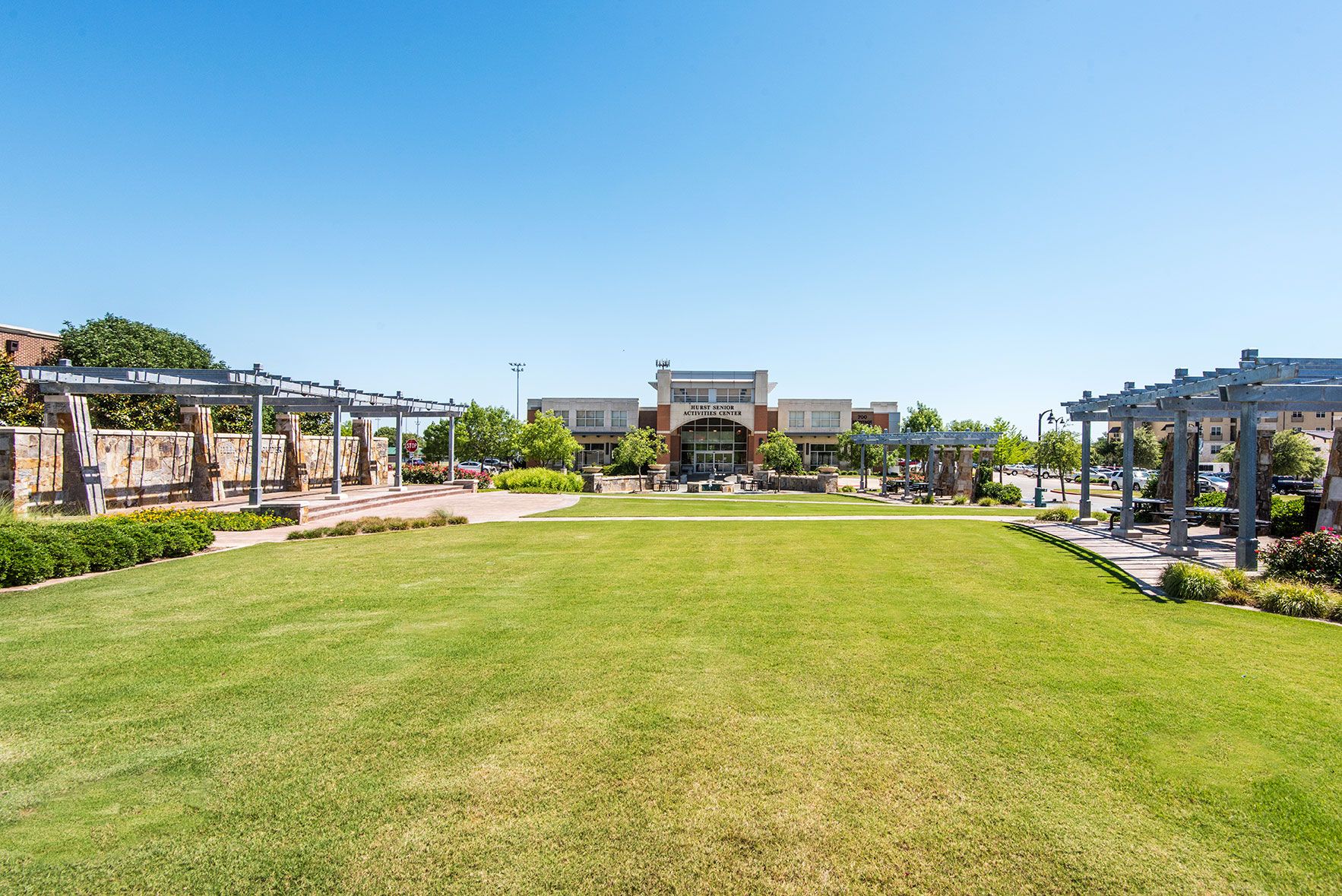 heritage village plaza green space area