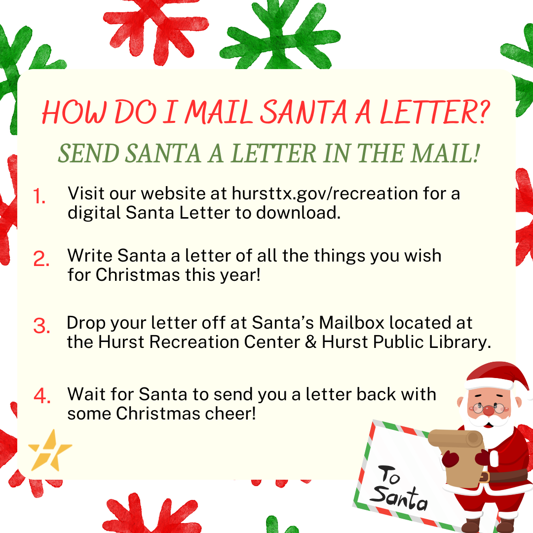 Santa's Mailbox Mail Instructions