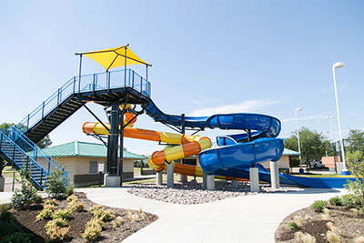 City of Hurst Central Aquatics center new slide