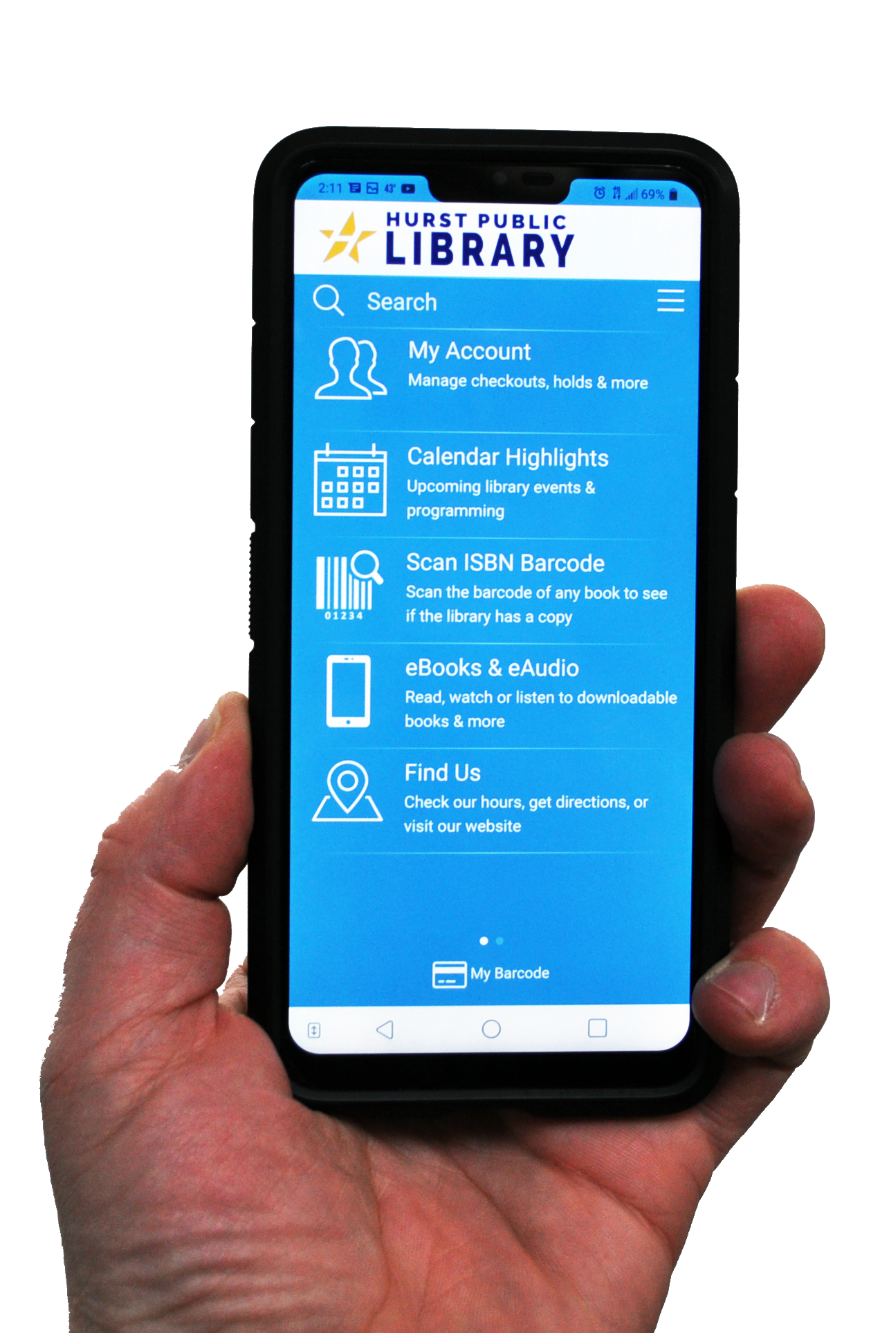 Hurst Public Library Mobile  App