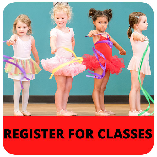 City of Hurst recreation classes; register image; ballerina girls